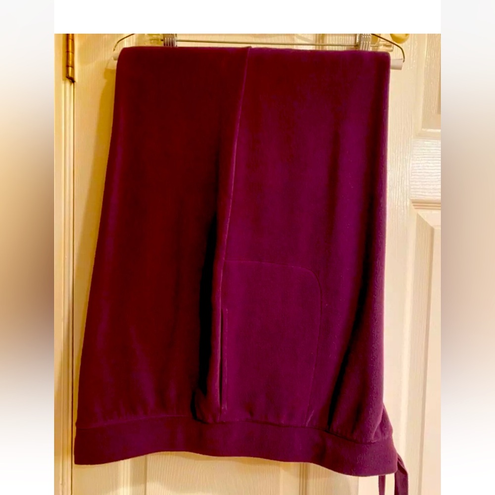 CUDDL DUDS FLEECEWEAR WITH STRETCH PURPLE LOUNGE PANTS W/ POCKETS SIZE 2X